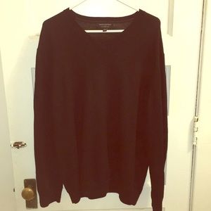 Black Merino Wool Sweater